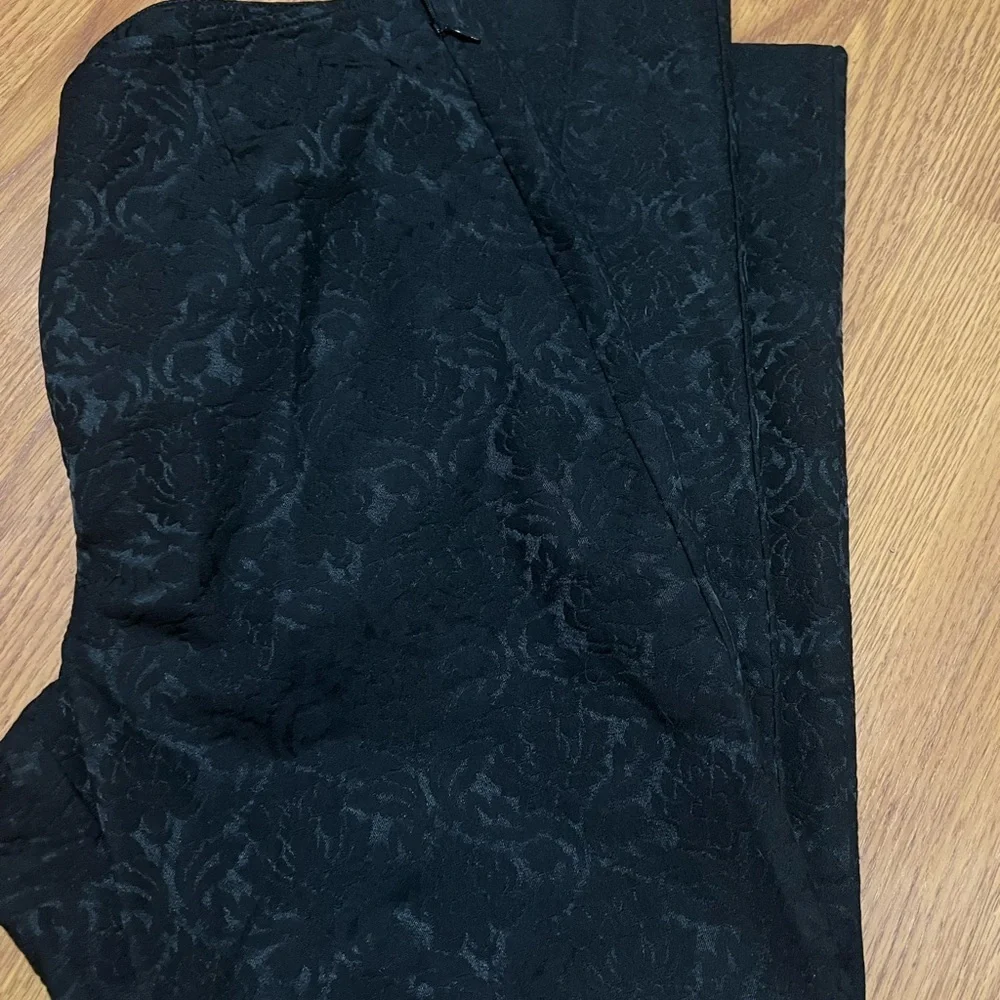 St John Blue Trousers Size 12 Floral Pattern - Picture 3 of 6